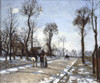 Road To Versailles At Louveciennes: Winter And Snow Poster Print - Item # VAREVCMOND076VJ482H