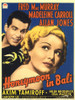 Honeymoon In Bali From Left: Fred Macmurray Madeleine Carroll On Midget Window Card 1939. Movie Poster Masterprint - Item # VAREVCMCDHOINEC047H