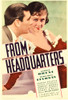 From Headquarters From Left: George Brent Margaret Lindsay On Midget Window Card 1933. Movie Poster Masterprint - Item # VAREVCMCDFRHEEC004H