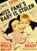 Miss Fane'S Baby Is Stolen From Left: Dorothea Wieck Baby Leroy On Midget Window Card 1934 Movie Poster Masterprint - Item # VAREVCMCDMIFAEC002H