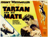Tarzan And His Mate Left: Maureen O'Sullivan Center From Left: Maureen O'Sullivan Johnny Weissmuller Right: Johnny Weissmuller 1934. Movie Poster Masterprint - Item # VAREVCMCDTAANEC031H