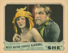 She From Left: Betty Blythe Heinrich George 1925. Movie Poster Masterprint - Item # VAREVCMCDSHEEEC050H