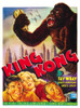 King Kong Bottom Left From Left: Bruce Cabot Fay Wray Robert Armstrong; Upper Right: King Kong On Belgian Poster Art 1933. Movie Poster Masterprint - Item # VAREVCMCDKIKOEC270H