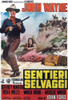 The Searchers L-R: John Wayne Natalie Wood On Italian Poster Art 1956 Movie Poster Masterprint - Item # VAREVCMCDSEAREC010H