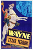 Texas Terror Left: John Wayne Top Right Left: Lucille Browne Top Far Right: John Wayne 1935. Movie Poster Masterprint - Item # VAREVCMMDTETEEC002H