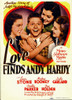Love Finds Andy Hardy From Left: Judy Garland Mickey Rooney Ann Rutherford Lana Turner On Midget Window Card 1938 Movie Poster Masterprint - Item # VAREVCMCDLOFIEC018H