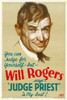 Judge Priest Will Rogers 1934 Tm And Copyright ??20Th Century Fox Film Corp. All Rights Reserved./Courtesy Everett Collection Movie Poster Masterprint - Item # VAREVCMCDJUPRFE002H