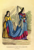 Gravure / Portrait Et Costume D' Une Bourgeoise De Paris Avec Sa Servante Au 15 Poster Print - Item # VAREVCCRLA003YF920H