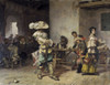 Mu??oz I Degrain Antoni. Boastful In A Guesthouse. 1881. Oil On Canvas. Spain. Granada. Museums Of Fine Arts Of Granada. ?? Aisa/Everett Collection Poster Print - Item # VAREVCFINA047AH283H