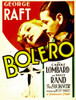 Bolero Top From Left: Carole Lombard George Raft On Midget Window Card 1934. Movie Poster Masterprint - Item # VAREVCMCDBOLEEC001H
