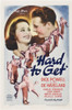 Hard To Get From Left: Olivia De Havilland Dick Powell 1938. Movie Poster Masterprint - Item # VAREVCMMDHATOEC006H