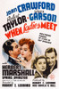 When Ladies Meet Us Poster Art From Left: Robert Taylor Joan Crawford Greer Garson Herbert Marshall 1941 Movie Poster Masterprint - Item # VAREVCMSDWHLAEC002H