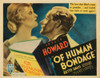 Of Human Bondage Bette Davis Leslie Howard 1934 Movie Poster Masterprint - Item # VAREVCMSDOFHUEC001H