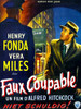 The Wrong Man Right: Henry Fonda On Belgian Poster Art 1956 Movie Poster Masterprint - Item # VAREVCMCDWRMAEC006H