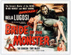 Bride Of The Monster Top: Bela Lugosi Bottom Left: Tor Johnson 1955 Movie Poster Masterprint - Item # VAREVCMMDBROFEC020H