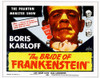 The Bride Of Frankenstein Top: Boris Karloff Bottom: Elsa Lanchester On 1953 Poster Art 1935. Movie Poster Masterprint - Item # VAREVCMMDBROFEC028H