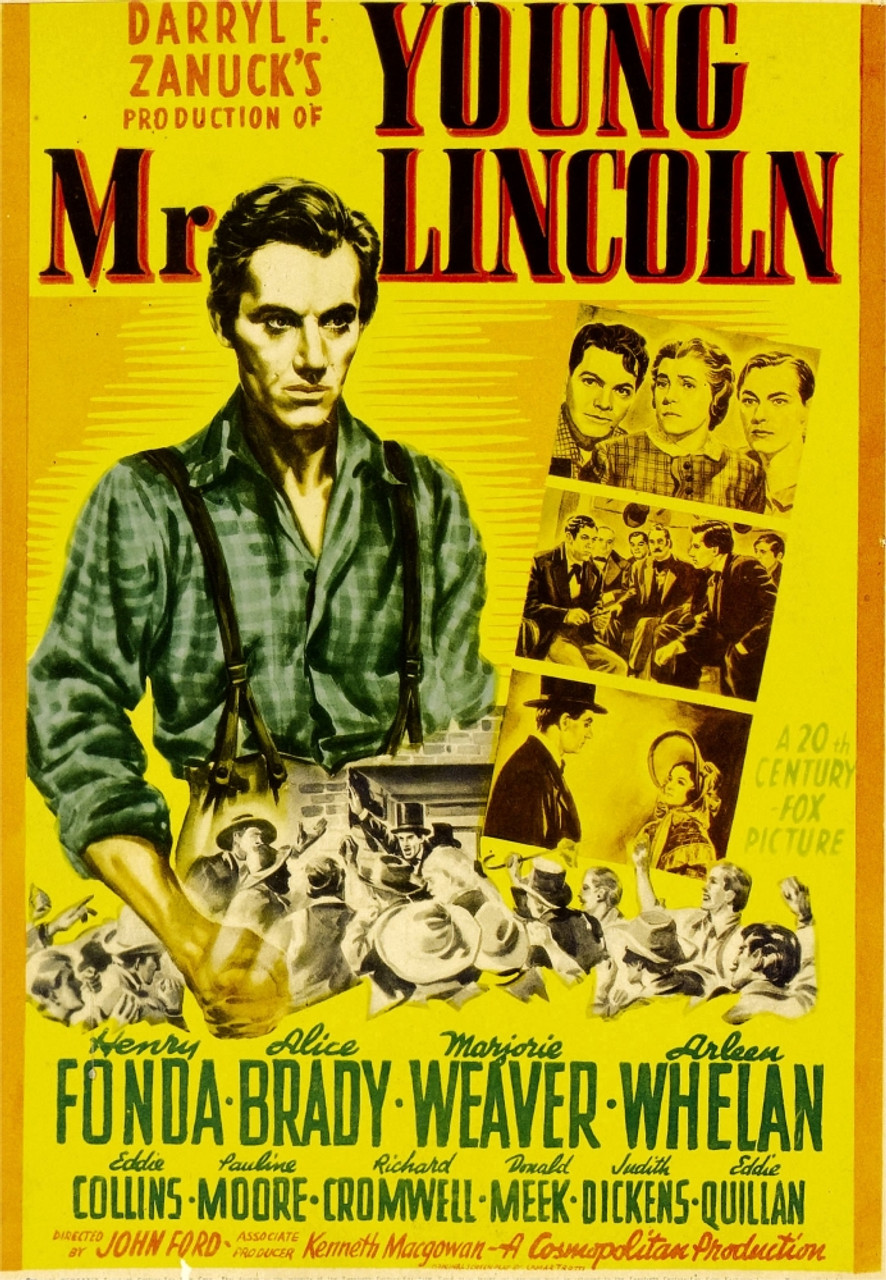 Young Mr. Lincoln Left: Henry Fonda On Midget Window Card 1939 Tm And  Copyright ??20Th Century Fox Film Corp. All Rights Reserved./Courtesy  Everett ...