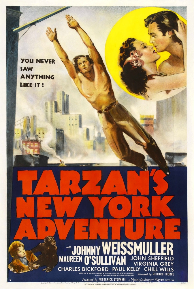 Tarzan'S New York Adventure Bottom Left: Johnny Sheffield Center