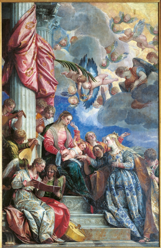 The Mystic Marriage Of St Catherine Poster Print - Item ...