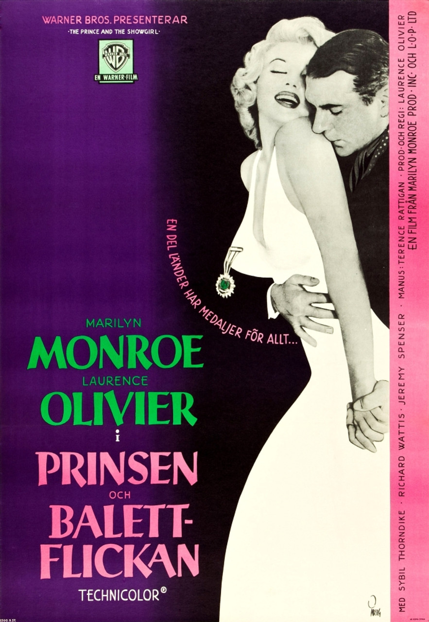 the prince and the showgirl poster