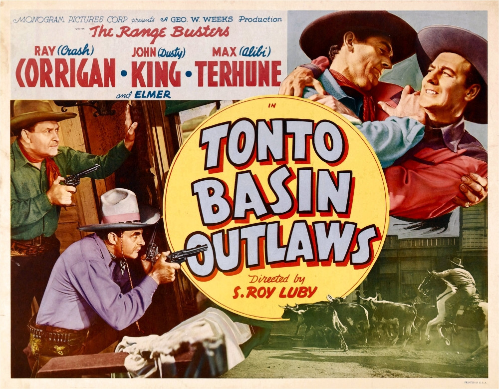 Tonto Basin Outlaws From Left Max Terhune Ray 'Crash' Corrigan 1941