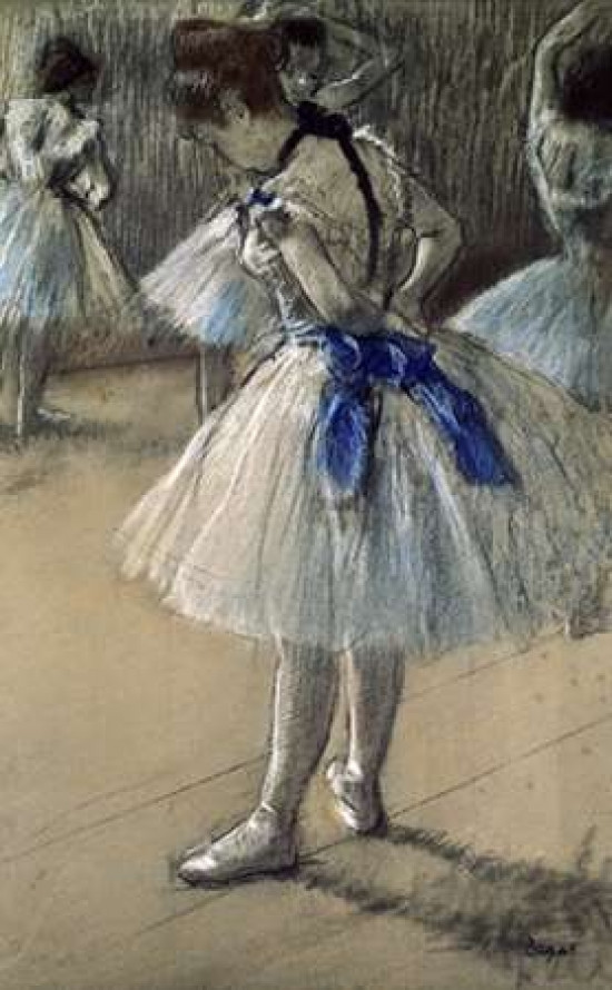 Danseuse Dancer Pastel/Char/Chalk Poster Print by Edgar Degas