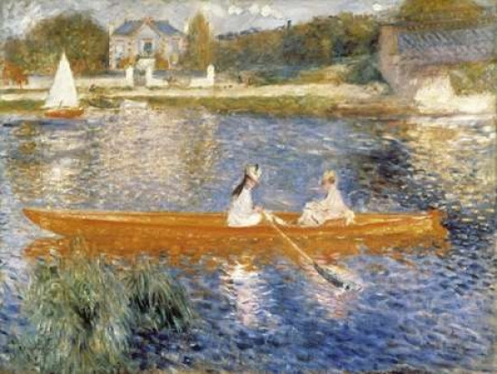 The Seine at Asnieres Poster Print by Pierre-Auguste Renoir - Item