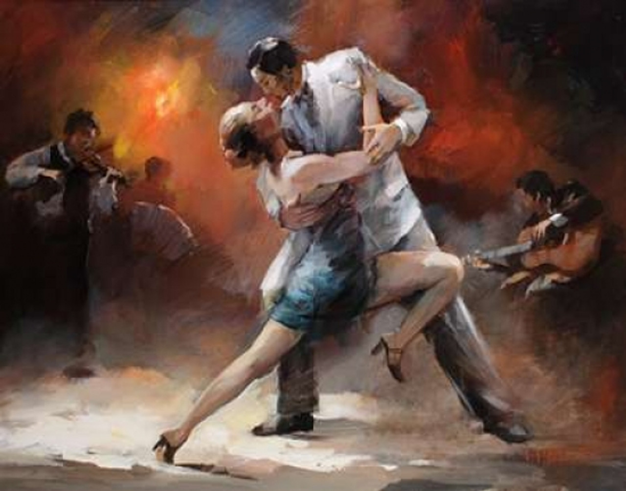 Tango Argentino IV Poster Print by Willem Haenraets - Item