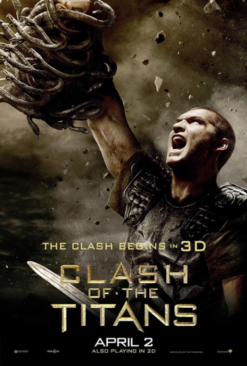 Clash of the titans, Action movie poster, Movie memorabilia