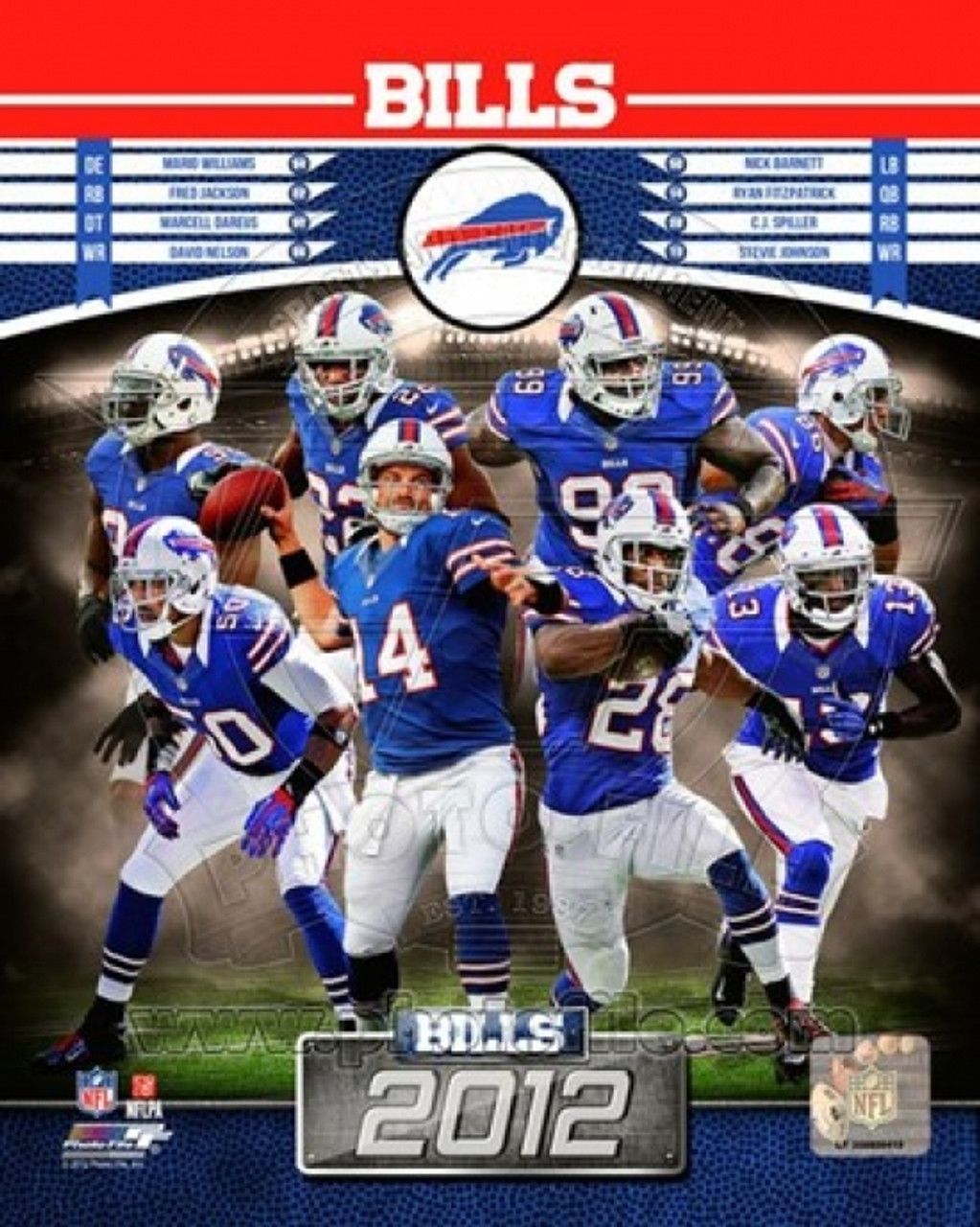 Buffalo 2012 Team Composite Sports - Item # Posterazzi