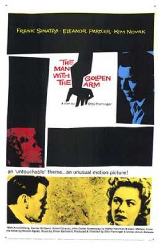The Man with the Golden Arm Movie Poster (11 x 17) Item MOV144030