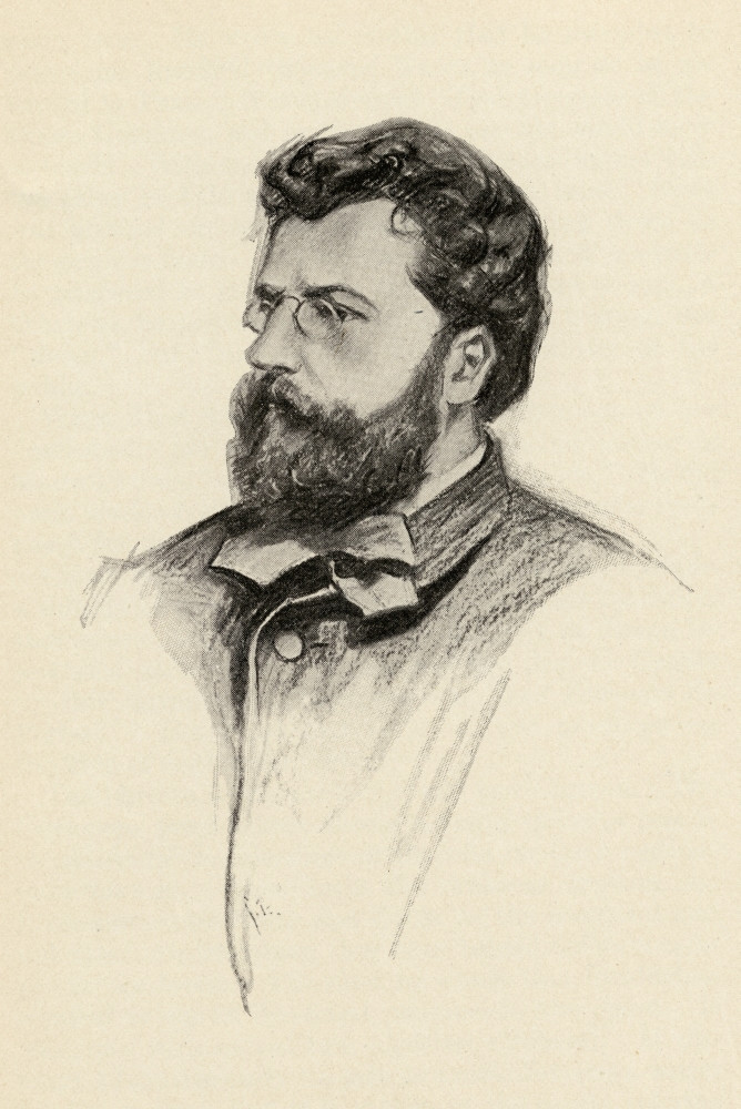 Georges Bizet, French Portrait By Chase