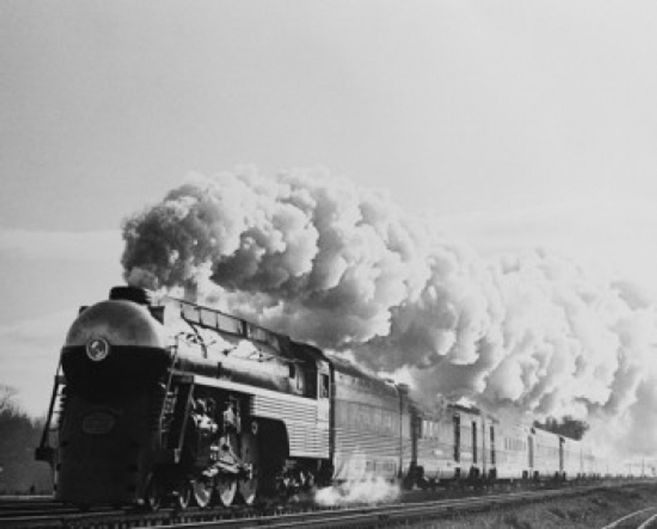 Doppelganger33 Ltd Travel Rail Train Empire State Express New York USA  Picture Canvas Art Print 並行輸入品 オブジェ、置き物