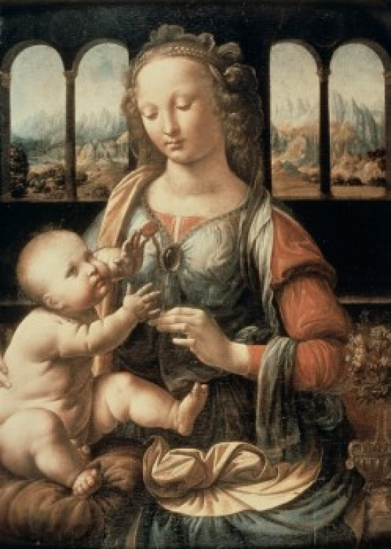 Madonna of the Carnation c. 1478 Leonardo da Vinci Oil on wood