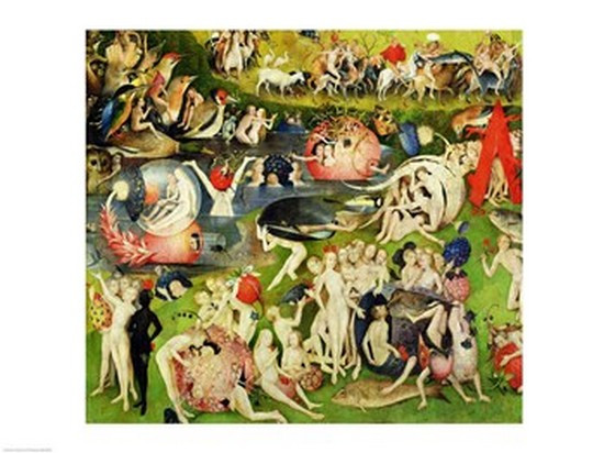 The Garden of Earthly Delights Allegory of Luxury, central panel