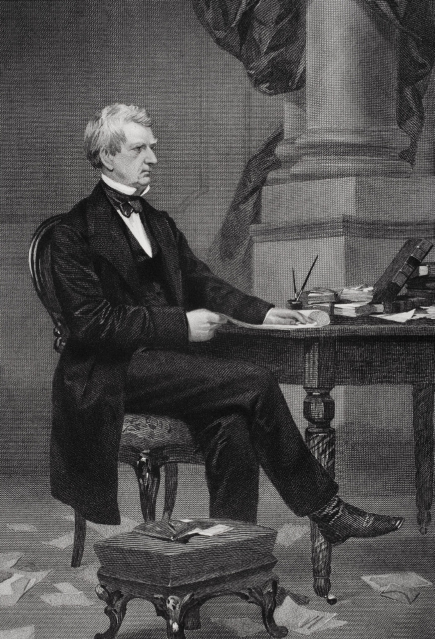 William Henry Seward 1801 To 1872. American Politician Who Negotiated Alaska Purchase. From Painting By Alonzo Chappel PosterPrint - Item # VARDPI1838904 - Posterazzi william-henry-seward-1801-to-1872-american-politician-who-negotiated-alaska-purchase-from-painting-by-alonzo-chappel-posterprint-item-vardpi1838904-posterazzi