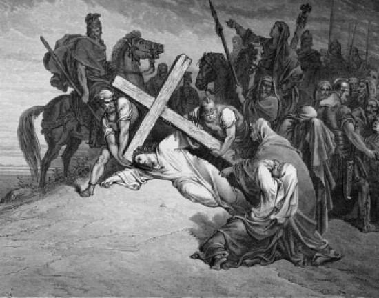 The Crucifixion by Gustave Dore 1832-1883 Poster Print - Item