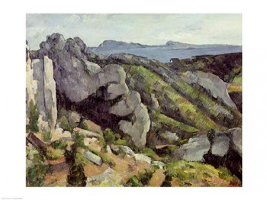 Rocks at L'Estaque Poster Print by Paul Cezanne - Item # VARBALART62362 ...