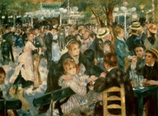 Ball at the Moulin de la Galette Montmartre 1876 Pierre-Auguste