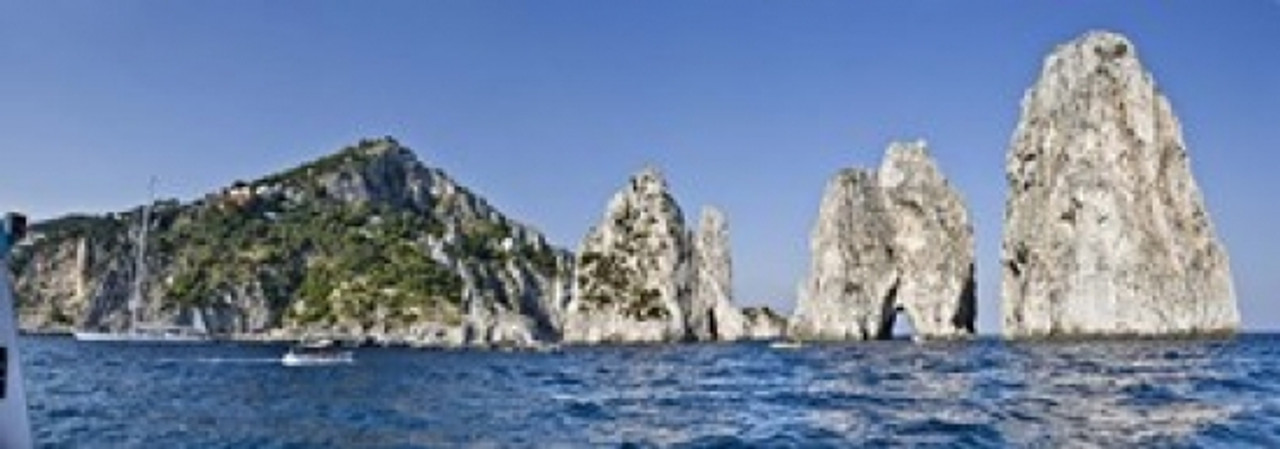 Premium Photo  Capri island and faraglioni at naples in italy