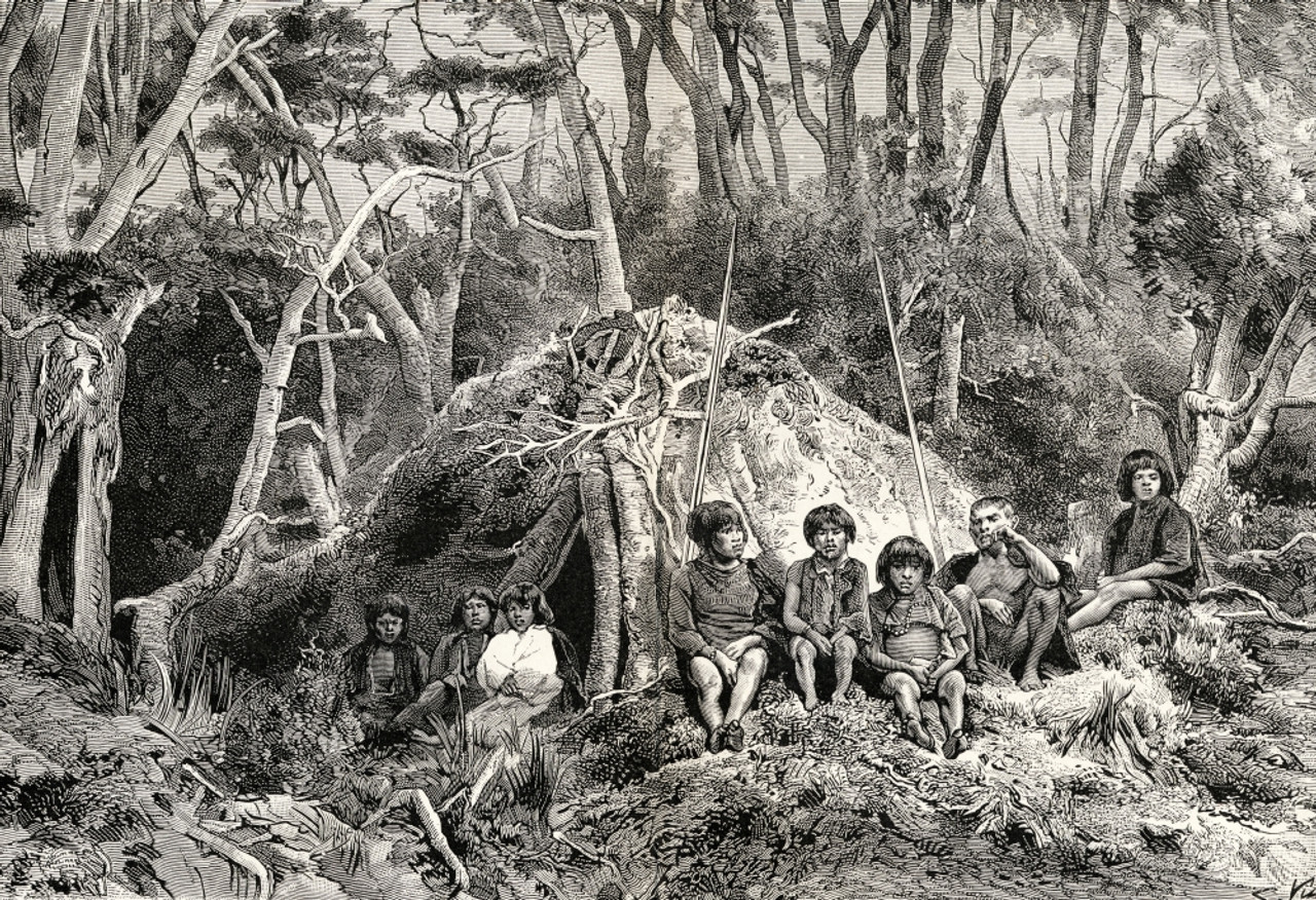 The Fuegians And Their Wigwams Tierra Del Fuego From The Book