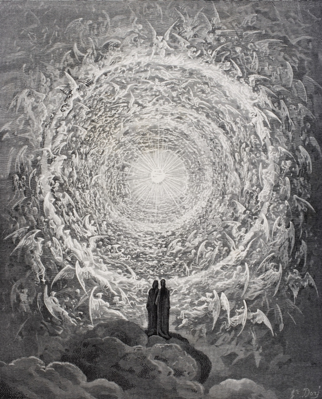 Illustration For Paradiso By Dante Alighieri Canto Xxxi Lines 1 To