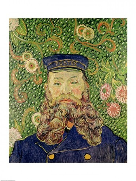 工芸品 Joseph Roulin Portrait of the Postman Joseph Roulin 1889 Poster Print by Vincent