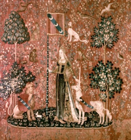 Lady And The Unicorn Sense Of Touch 15th Century Tapestry Musee