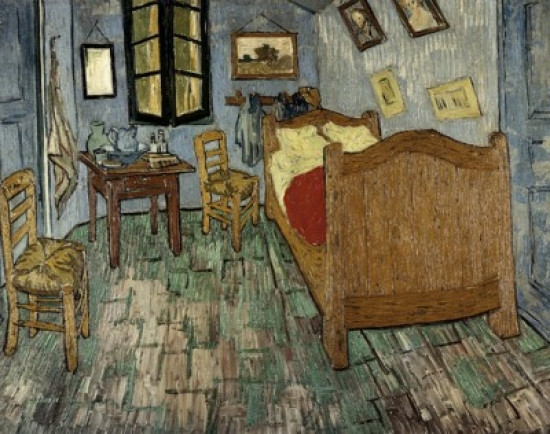 Vincent's Bedroom in Arles 1889 Vincent van Gogh Oil on canvas Art