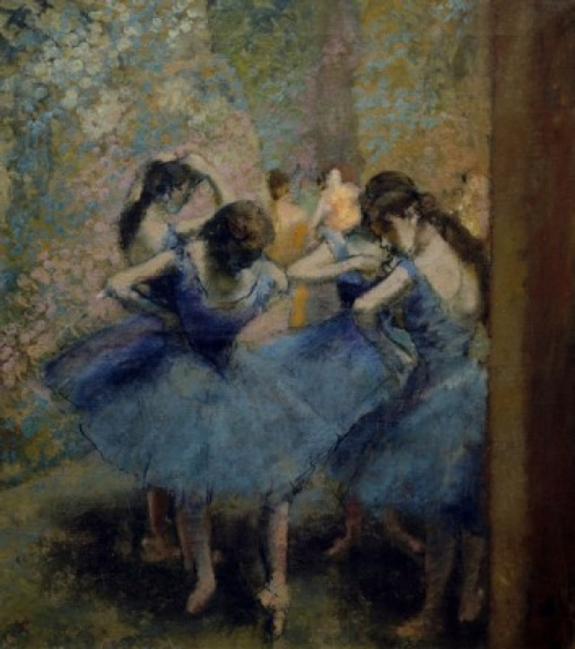 Blue Dancers 1890 Edgar Degas Musee d'Orsay Paris Poster