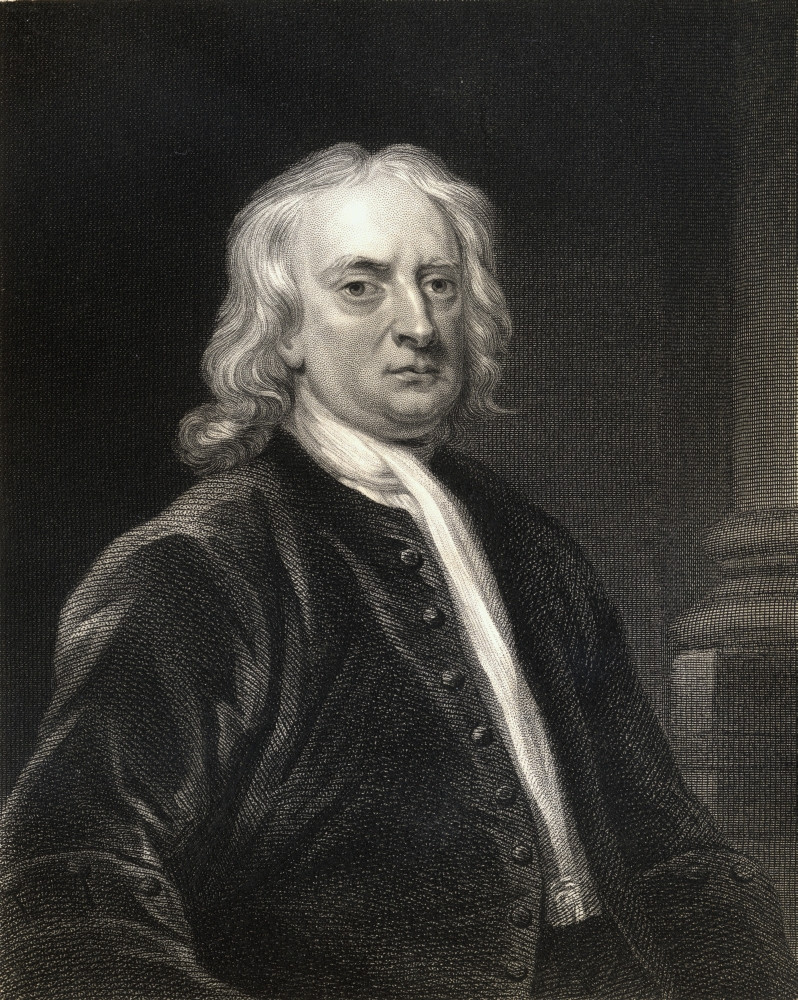 Sir Isaac Newton 1642-1727. English Physicist And Mathematician