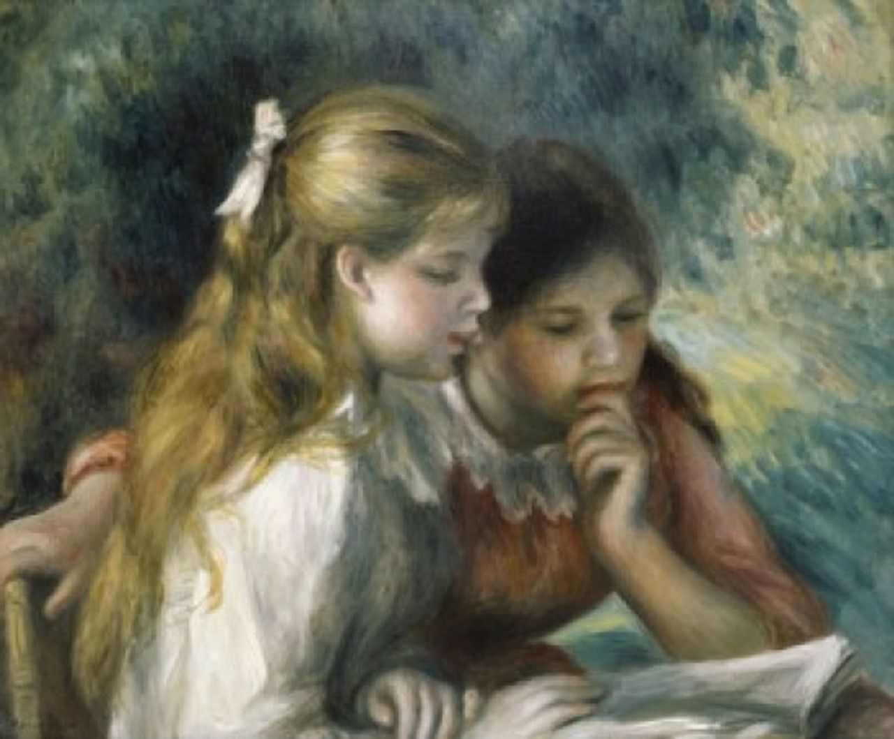 La Lecture 1892 Pierre Auguste Renoir Oil On Canvas Musee Du Louvre Paris France Poster Print 