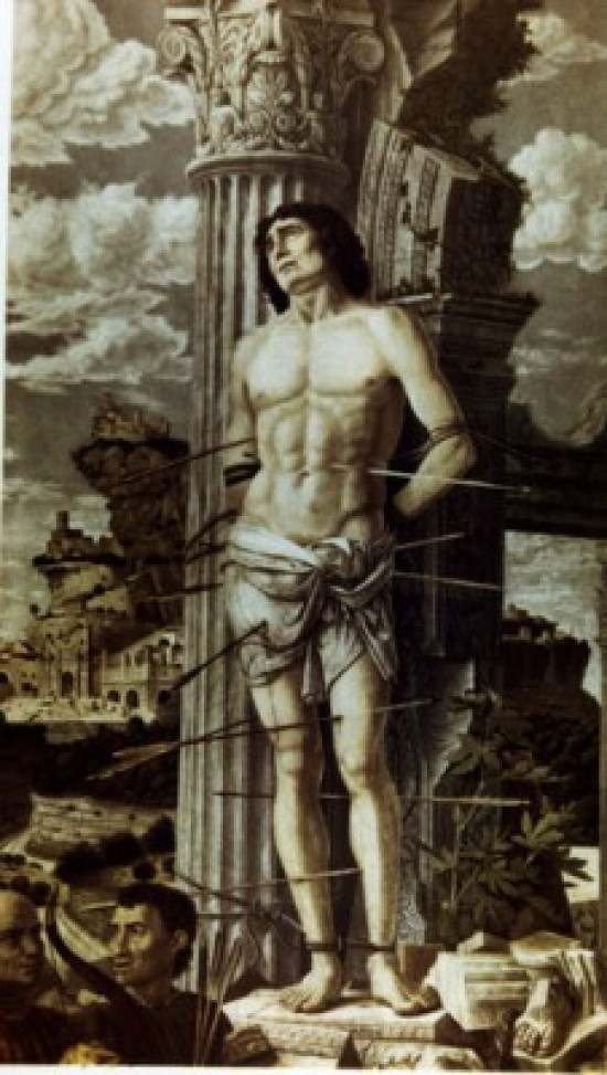 Saint Sebastian by Andrea Mantegna 1481 1431-1506 France Paris