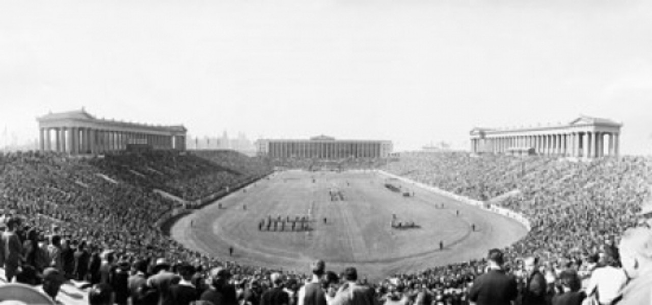 Chicago Bears Panoramic Poster - Soldier Field Print